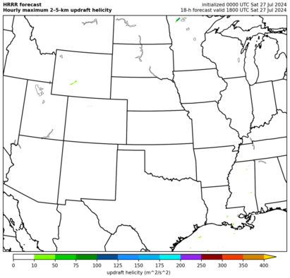 HRRR hourly maximum 2--5-km updraft helicity, central US (click image for animation)