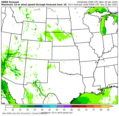 HRRR run-maximum 10-m wind speed (click image for animation)