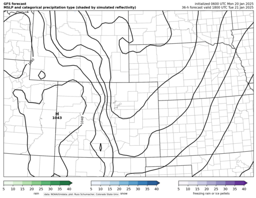 GFS precipitation type (Colorado zoom) (click image for animation)