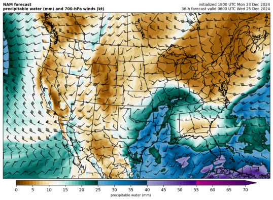 NAM precipitable water (click image for animation)