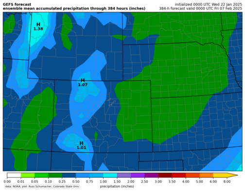 GEFS mean: Total accumulated precipitation (Colorado zoom) (click image for animation)