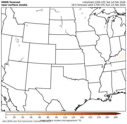 HRRR near-surface smoke (click image for animation)