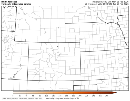 HRRR vertically integrated smoke (click image for animation)