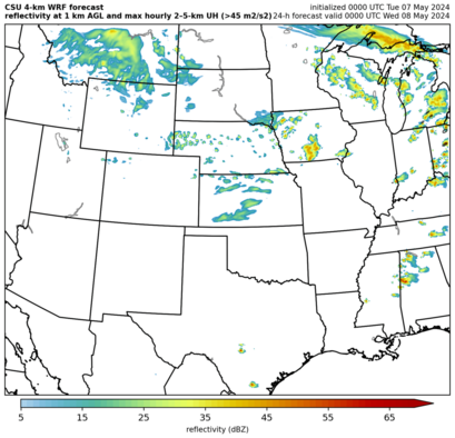 Simulated reflectivity (full domain) (click image for animation)