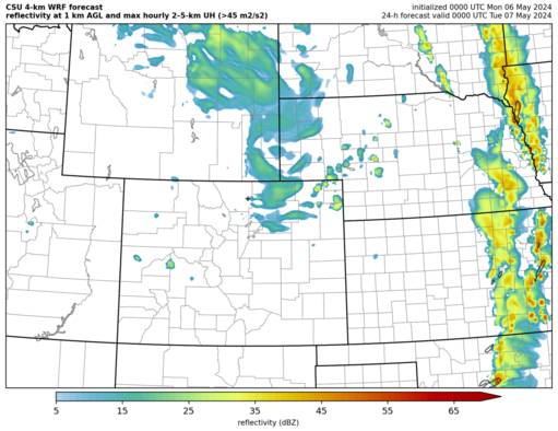 Simulated reflectivity (Colorado) (click image for animation)